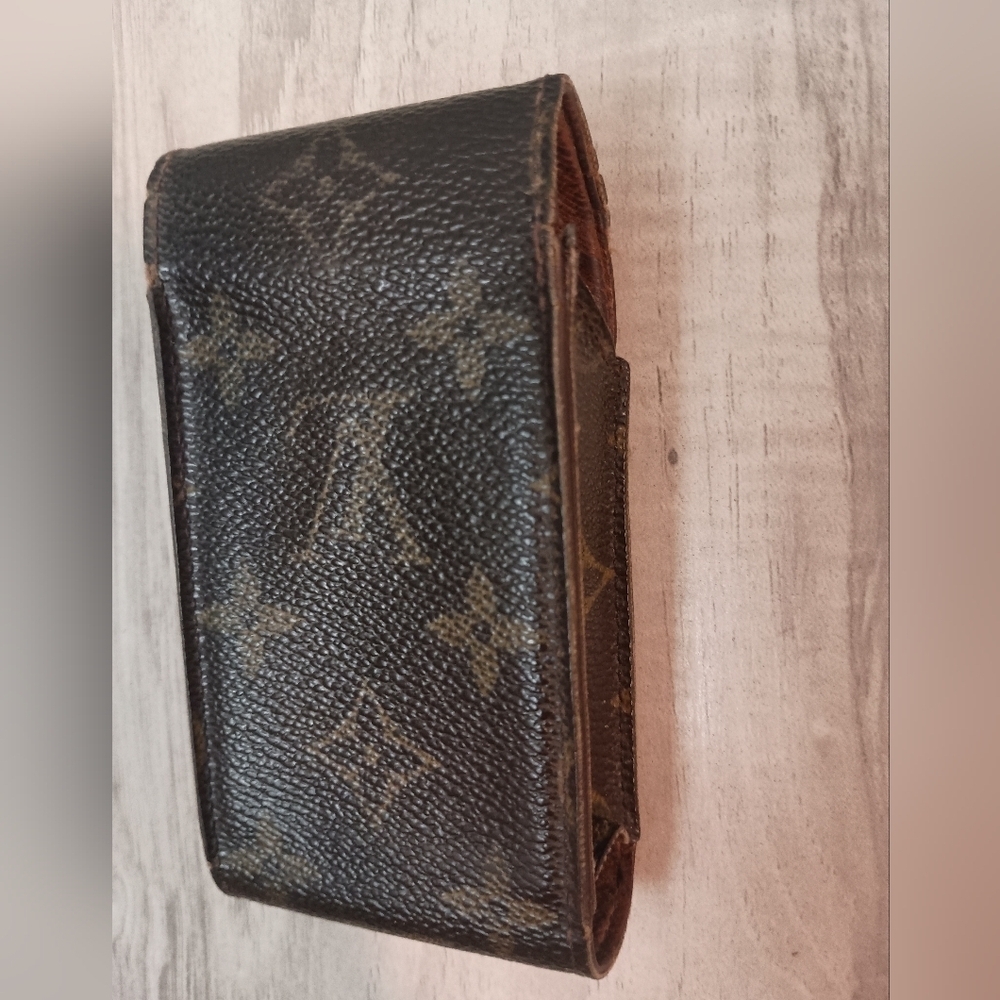 LOUIS VUITTON Monogram Etui Cigarette case pouch MonogramCanvas Brown - Picture 4 of 9